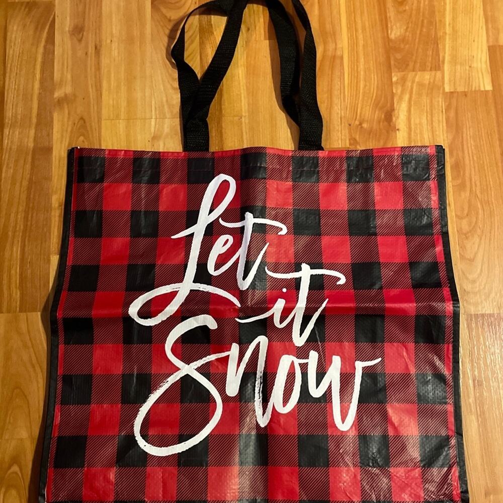 TJ Maxx Let it Snow Reusable Tote Bag